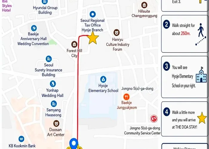 Jongno 5-ga Station 5 Minutes Gwanghwamun * ソウル特別市